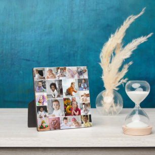 Design Your Own 20 Photo Collage Plaque