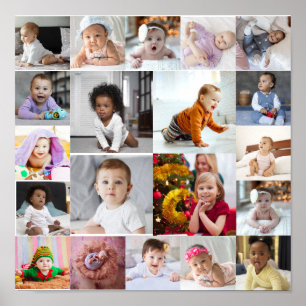 Design Your Own 20 Photo Collage Poster