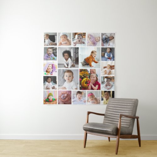 Design Your Own 20 Photo Collage Tapestry