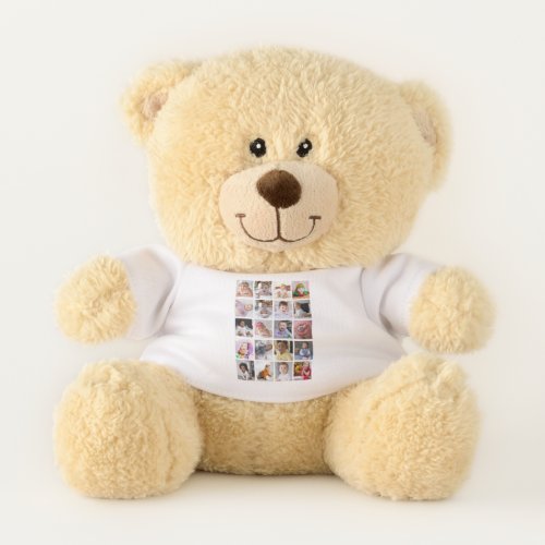 Design Your Own 20 Photo Collage  Teddy Bear