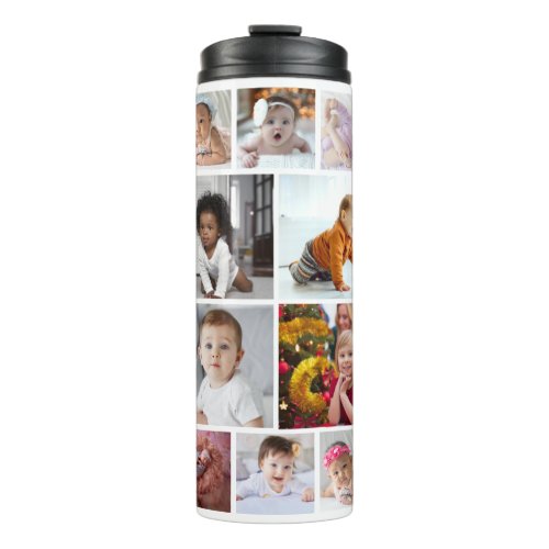 Design Your Own 20 Photo Collage Thermal Tumbler