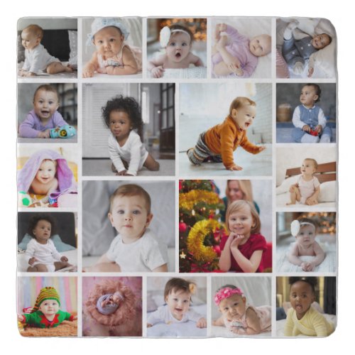 Design Your Own 20 Photo Collage Trivet