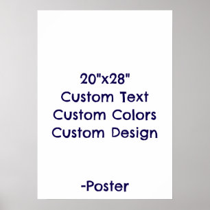 Design Your Own 20"x28" Matte Poster