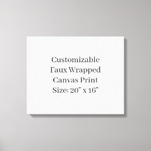 Design Your Own 20" x 16" Canvas Print
