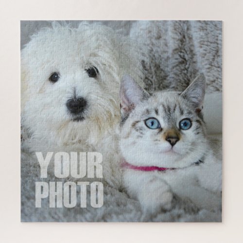 Design Your Own 20x20676 Pieces Custom Pet Photo Jigsaw Puzzle