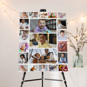 Design Your Own 21 Photo Collage Foam Board