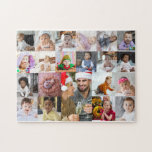 Design Your Own 21 Photo Collage Jigsaw Puzzle<br><div class="desc">Customize your own personal photography. You can make this custom product for special occasions like weddings,  birthdays,  Christmas,  Holidays,  Memorials,  Graduation,  Anniversaries and more. It can also be given as a gift to your best friend,  close friend,  family,  and relatives.</div>