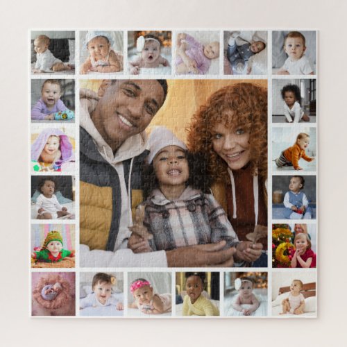 Design Your Own 21 Photo Collage Jigsaw Puzzle