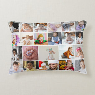 Design Your Own 22 Photo Collage Accent Pillow