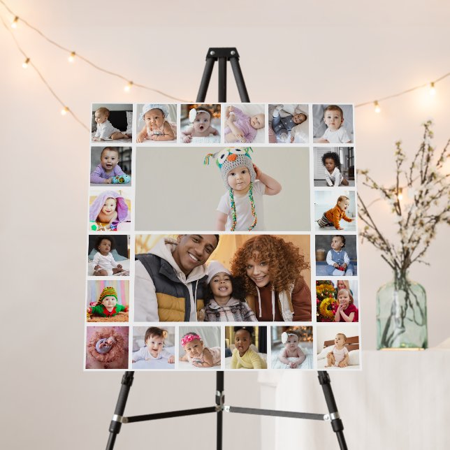 Design Your Own 22 Photo Collage Foam Board (In Situ (Stand))