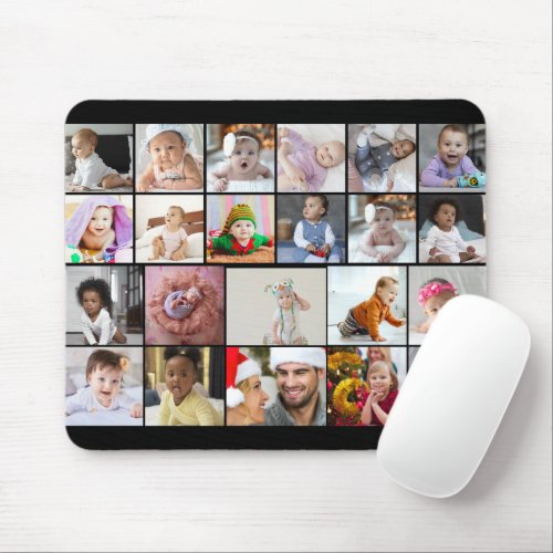 Design Your Own 22 Photo Collage Mouse Pad