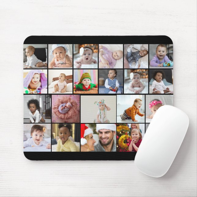 Design Your Own 22 Photo Collage Mouse Pad (With Mouse)