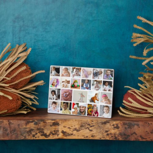 Design Your Own 22 Photo Collage Plaque