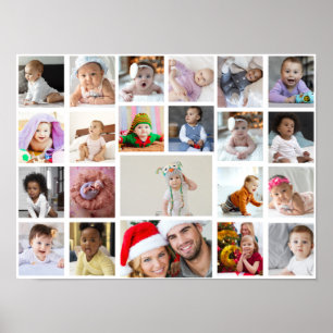 Design Your Own 22 Photo Collage Poster