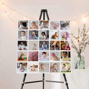 Design Your Own 25 Photo Collage Foam Board