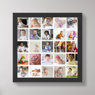 Design Your Own 25 Photo Collage Framed Art