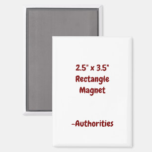 Design Your Own 2.5" x 3.5" Rectangle Magnet