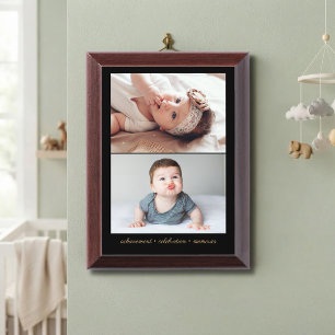 Design Your Own 2 Photo Collage Award Plaque