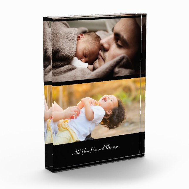 Design Your Own 2 Photo Collage Block (Left)