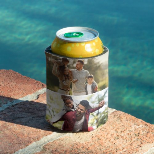 Design Your Own 2 Photo Collage Can Cooler