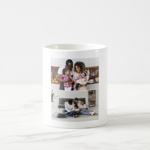 Design Your Own 2 Photo Collage Coffee Mug