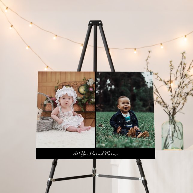 Design Your Own 2 Photo Collage Foam Board (In Situ (Stand))