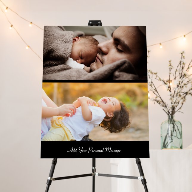 Design Your Own 2 Photo Collage Foam Board (In Situ (Stand))