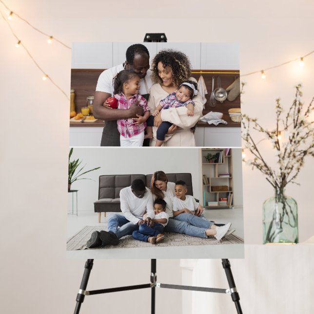 Design Your Own 2 Photo Collage Foam Board (In Situ (Stand))