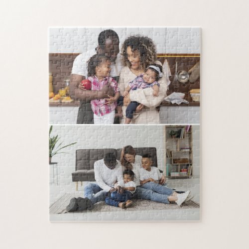 Design Your Own 2 Photo Collage Jigsaw Puzzle