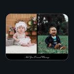 Design Your Own 2 Photo Collage Magnet<br><div class="desc">Customize your photography. You can make this custom product for special occasions like weddings,  birthdays,  Christmas,  Holidays,  Memorials,  Graduation,  Anniversaries and more. It can also be given as a gift to your best friend,  close friend,  family,  and relatives.</div>