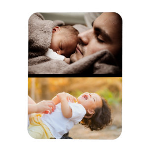 Design Your Own 2 Photo Collage Magnet