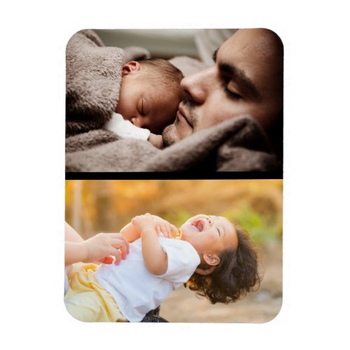 Design Your Own 2 Photo Collage Magnet