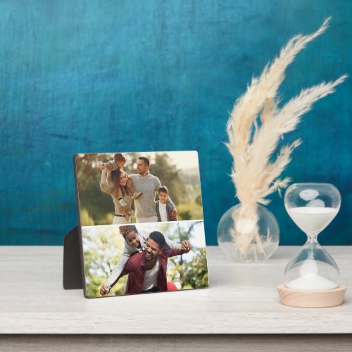 Design Your Own 2 Photo Collage Plaque