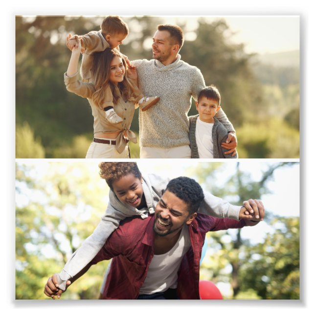 Design Your Own 2 Photo Collage Print (Front)