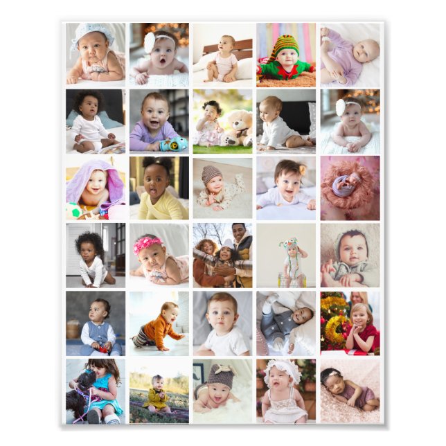 Design Your Own 30 Photo Collage (Front)
