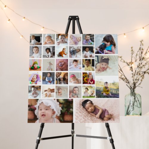 Design Your Own 30 Photo Collage Foam Board