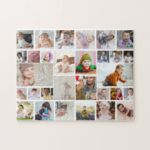 Design Your Own 30 Photo Collage Jigsaw Puzzle