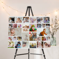 Design Your Own 30 Photo Collage Poster