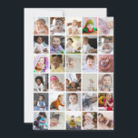Design Your Own 30 Photo Collage Thank You Card<br><div class="desc">Customize your photography. You can make this custom product for special occasions like weddings,  birthdays,  Christmas,  Holidays,  Memorials,  Graduation,  Anniversaries and more. It can also be given as a gift to your best friend,  close friend,  family,  and relatives.</div>