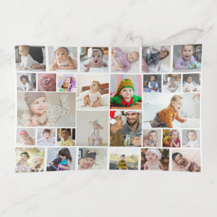 Design Your Own 30 Photo Collage Trinket Tray