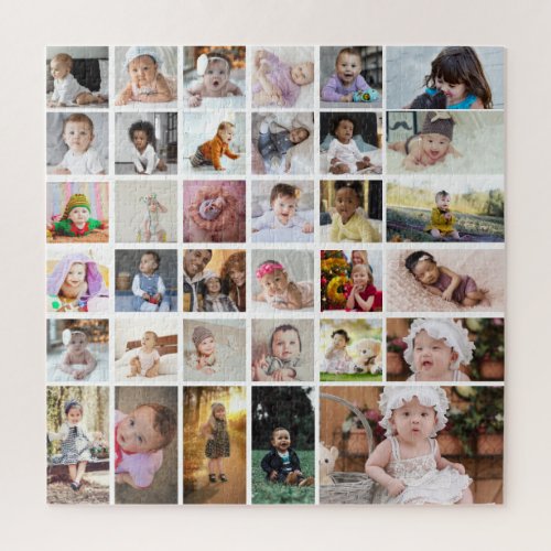 Design Your Own 35 Photo Collage Jigsaw Puzzle