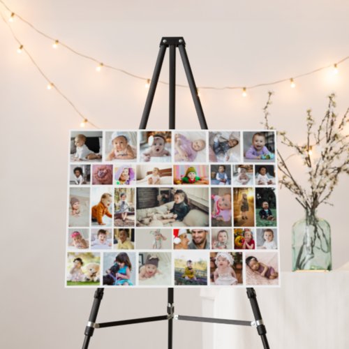 Design Your Own 35 Photo Collage Poster