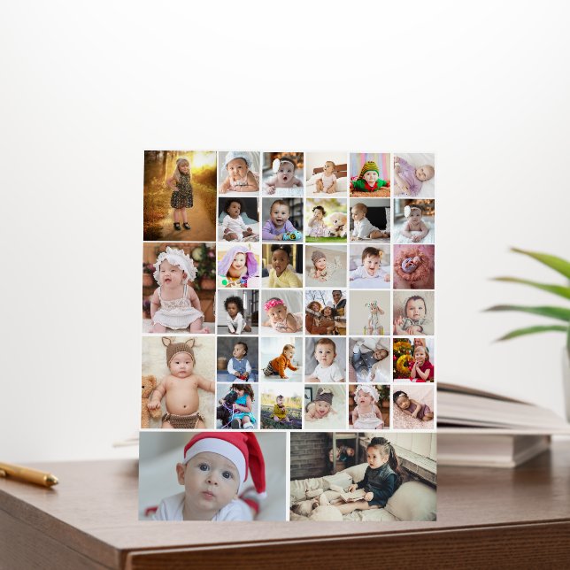 Design Your Own 35 Photo Collage Poster (In Situ (Office))