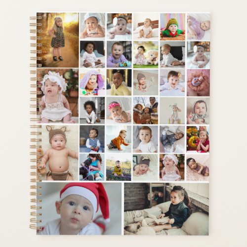 Design Your Own 35 Photo Collage Poster Planner