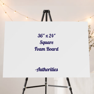 Design Your Own 36" x 24" Square Foam Board