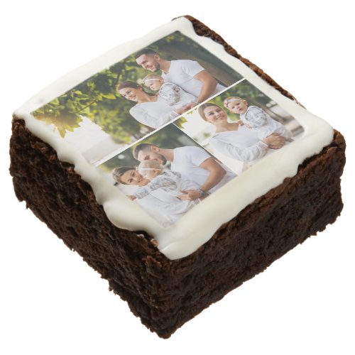 Design Your Own 3 Photo Collage Brownie