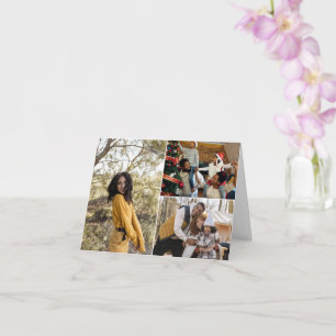Design Your Own 3 Photo Collage Card
