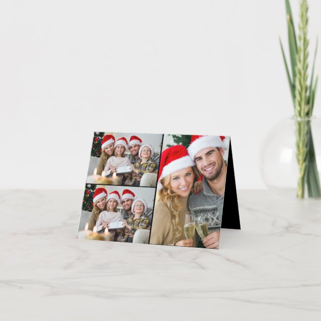 Design Your Own 3 Photo Collage Card (Front)