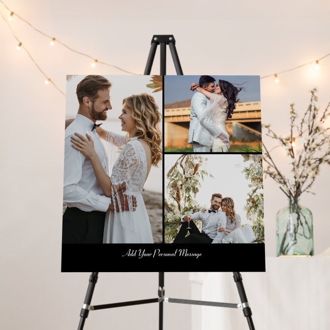 Design Your Own 3 Photo Collage Foam Board (In Situ (Stand))