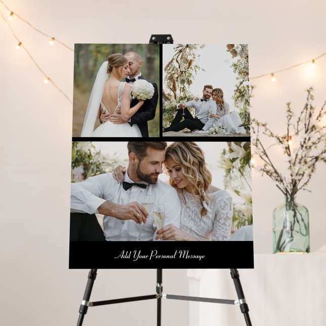 Design Your Own 3 Photo Collage Foam Board (In Situ (Stand))